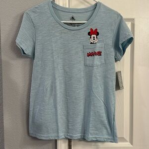 NWT Disney Minnie Mouse short sleeve one pocket t shirt sz XS